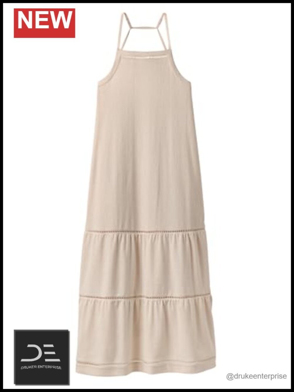 Clarinda Dress Open Back Maxi Tank Dress